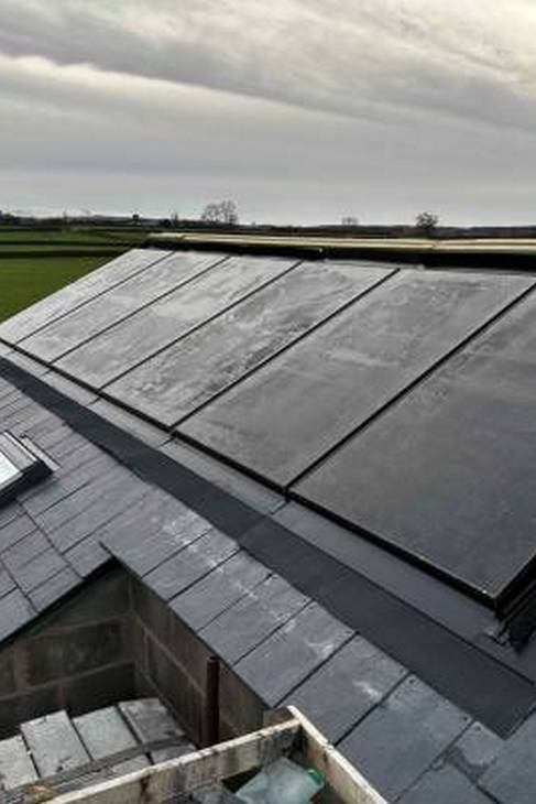 Solar panel Installation on roof