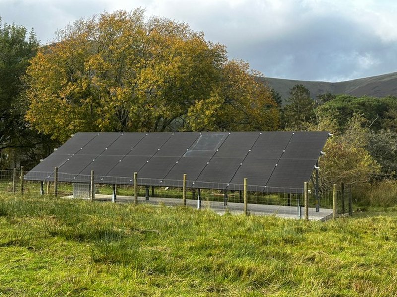Ground mount solar PV Threlkeld