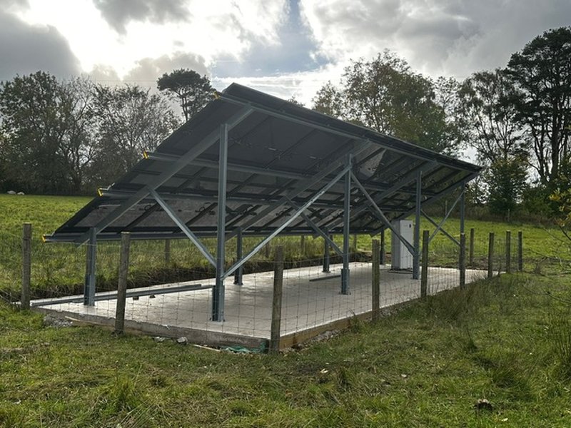 Ground mount solar PV Threlkeld