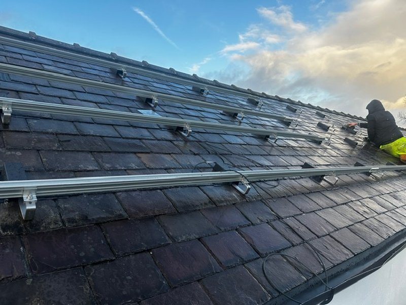 Solar PV rails Unthank